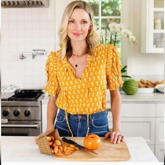 J. Crew Ruffled Embroidered Top - Picture 2 of 13